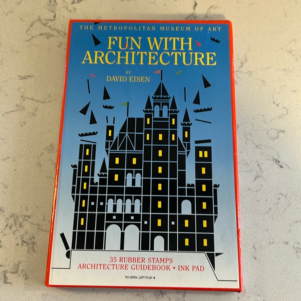 Fun With Architecture 35 rubber stamp and book kit